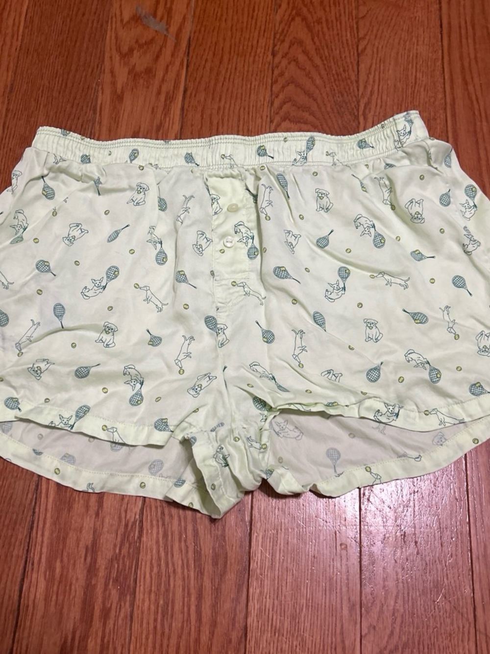 PINK Victoria's Secret Pale Green Printed Women’s Shorts